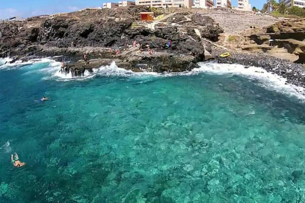 Amazing Seaview Balcon Del Mar Glass Veranda Costa Del Silencio Eksteriør bilde